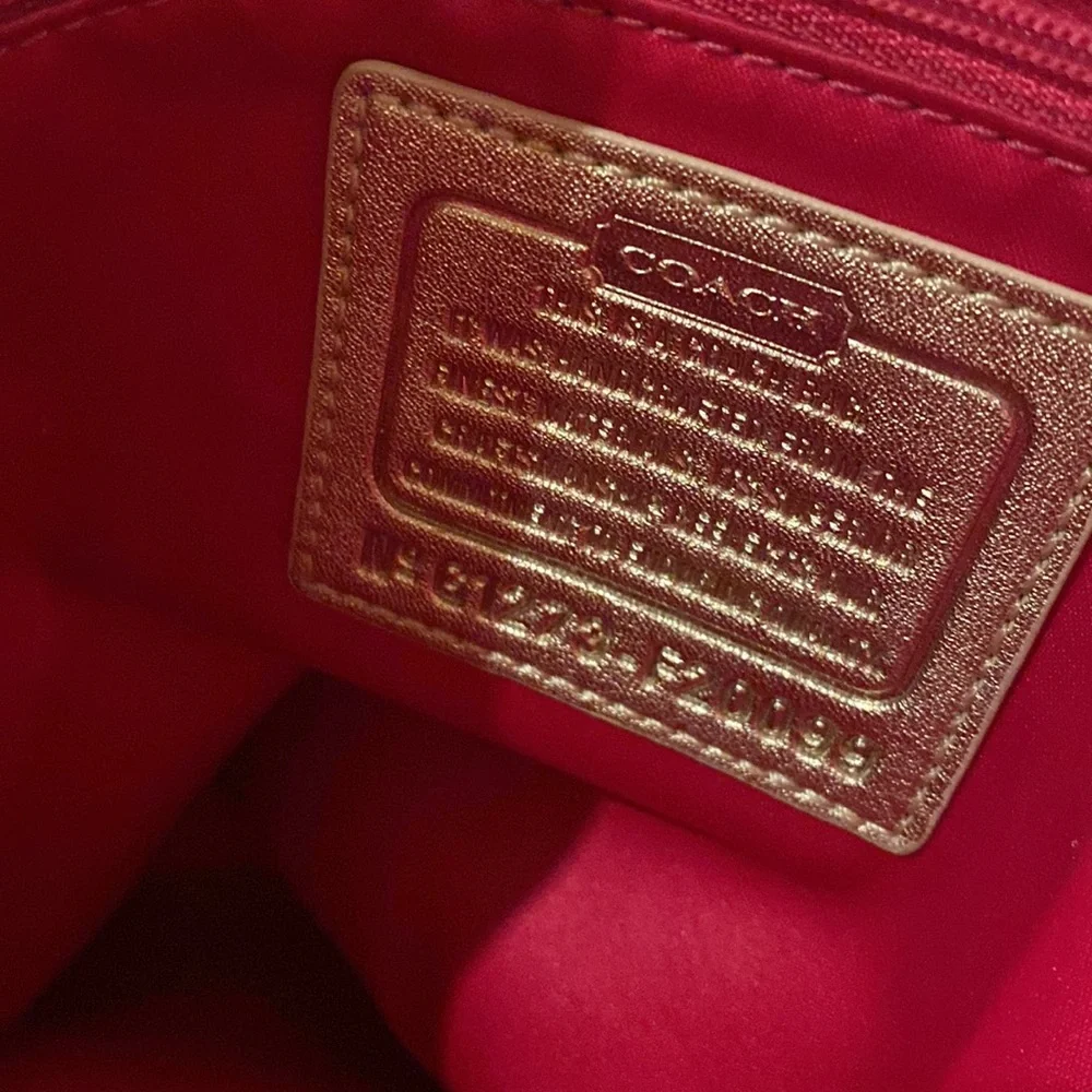 Coach Daisy Poppy C Appliqué Tote Bag - Picture 7 of 9